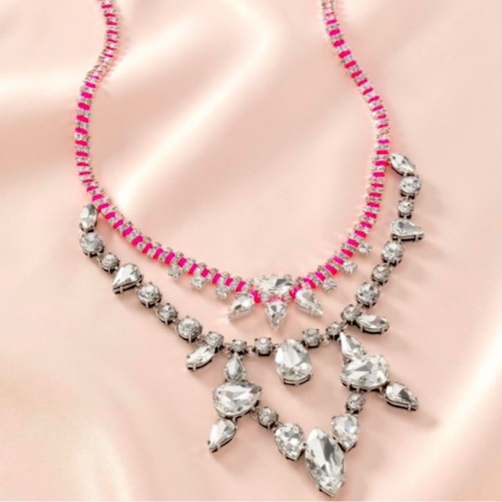 Stella & Dot Neon Dream Statement Necklace